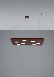Závěsná lampa Fabbian Quarter F38 5W 59,5x59,5cm - Bronzová - F38 A03 14 0 Závěsná lampa Fabbian Quarter F38 5W 59,5x59,5cm - Bronzová - F38 A03 14 small 0