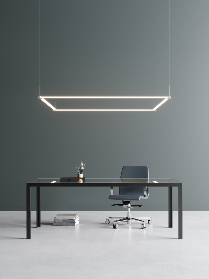 Náhled Závěsná lampa Fabbian Pivot F39 70W 3000K - světle šedá - F39 A01 75 Závěsná lampa Fabbian Pivot F39 70W 3000K - světle šedá - F39 A01 75