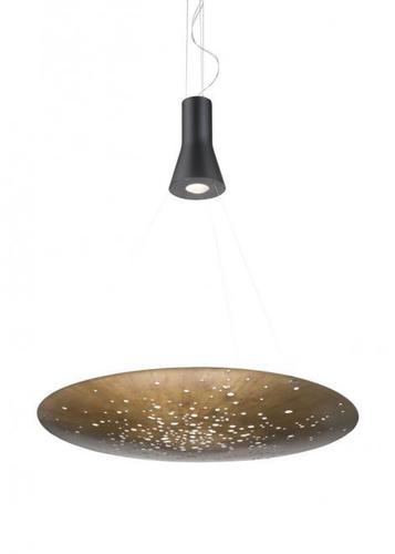 Kontrola Fabbian Lens F46 24W 90cm závěsné svítidlo - bronz - F46 A03 76