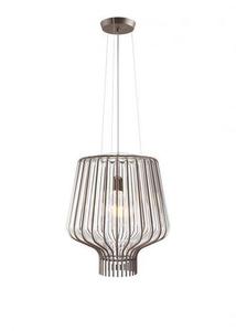 Závěsná lampa Fabbian Saya F47 22W 40cm - Hnědá a průhledná - F47 A09 00 0 Závěsná lampa Fabbian Saya F47 22W 40cm - Hnědá a průhledná - F47 A09 00 small 0