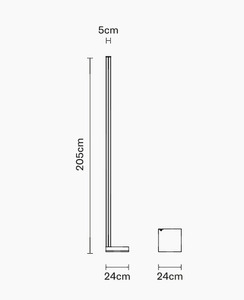 Stojací lampa Fabbian Pivot F39 90W 2700K - světle šedá - F39C02 75 small 3