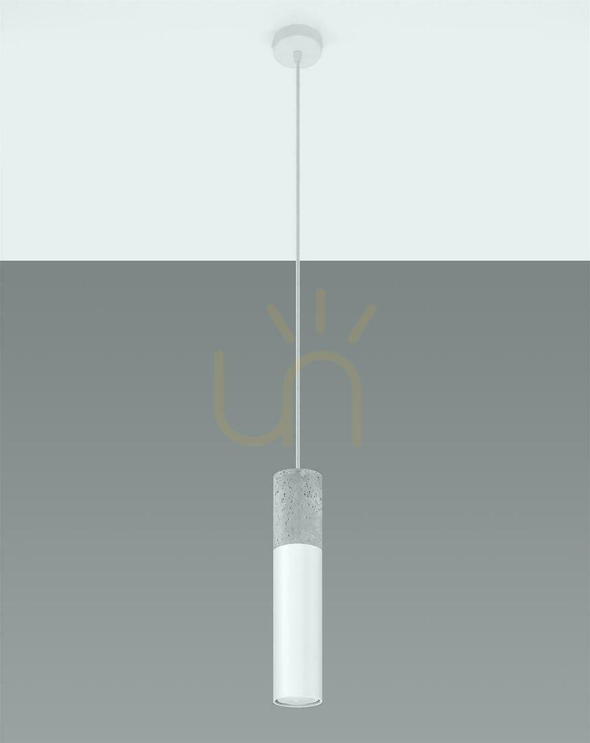 BORGIO 1 závesná lampa biela