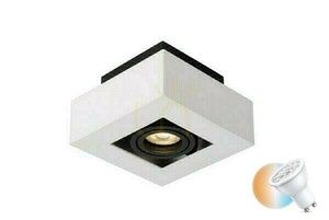 Stropní downlight Lucide Xirax LED 5W GU10 bílý 2200K IP20 09119/06/31 small 0