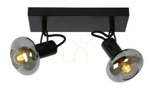Kontrola Plafon Lucide MADEE černý 2xE14 retro 26 cm SKU 17993/02/30