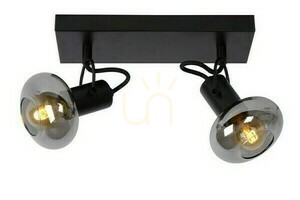 Plafon Lucide MADEE černý 2xE14 retro 26 cm SKU 17993/02/30 small 0