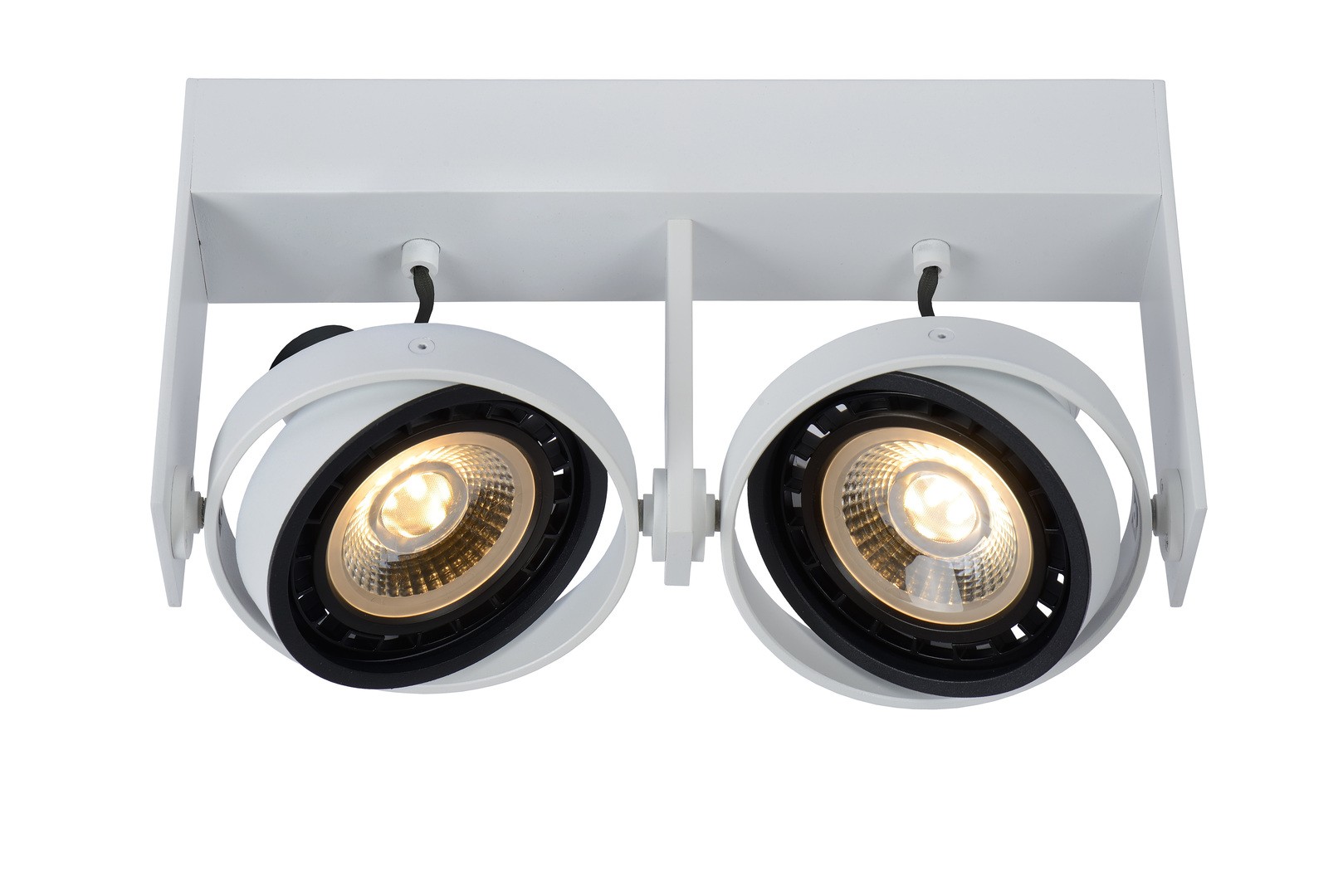 Kontrola Plafon Lucide Griffon 2x GU10 LED bílý 12W 2200K 820lm stmívatelný Plafon Lucide Griffon 2x GU10 LED bílý 12W 2200K 820lm stmívatelný