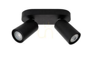 Reflektor Lucide XYRUS černý GU10 2x LED 5W stmívatelný 2200K 23954/11/30 small 1