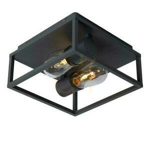 Plafon Lucide CARLYN černý 25 cm 2xE14 IP54 27100/02/30 small 4
