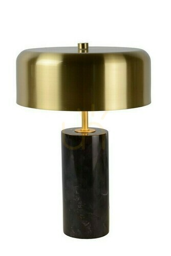 Kontrola Stolní lampa Lucide MIRASOL černá/zlatá mramorová 3xG9 stmívatelná