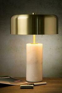Stolní lampa Lucide MIRASOL 34540/03/31, bílý mramor a matná zlatá, 3×G9, Ø25 cm small 1