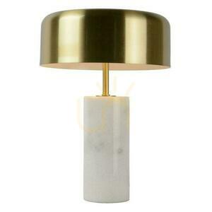 Stolní lampa Lucide MIRASOL 34540/03/31, bílý mramor a matná zlatá, 3×G9, Ø25 cm small 3