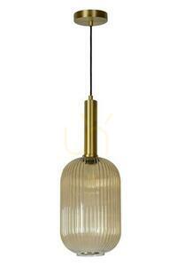 Závěsné svítidlo Lucide MALOTO jantarové sklo E27 Ø20 cm 45386/20/62 small 1