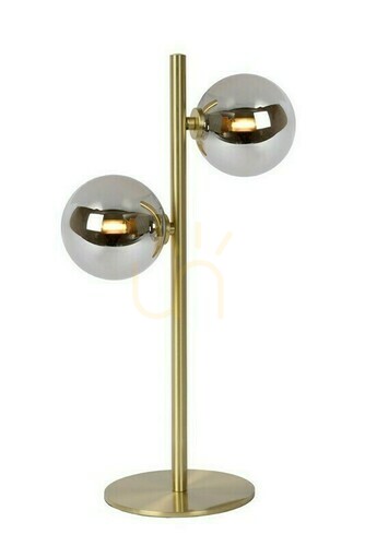 Kontrola Stolní lampa Lucide TYCHO zlatá 2×G9 retro průmyslová 43 cm 45574/02/02