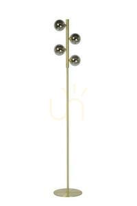 Stojací lampa Lucide TYCHO zlatá retro průmyslová 154 cm 4x G9 45774/04/02 small 1