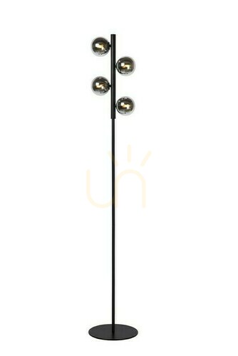 Kontrola Stojací lampa Lucide TYCHO černá 4x G9 154 cm 45774/04/30