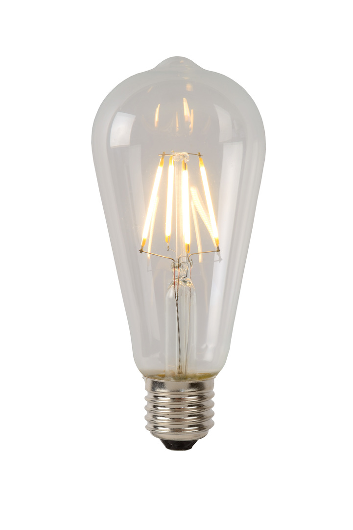 Kontrola LED žárovka Lucide E27 5W 2700K průhledná sklo 550 lm 49015/05/60 LED žárovka Lucide E27 5W 2700K průhledná sklo 550 lm 49015/05/60