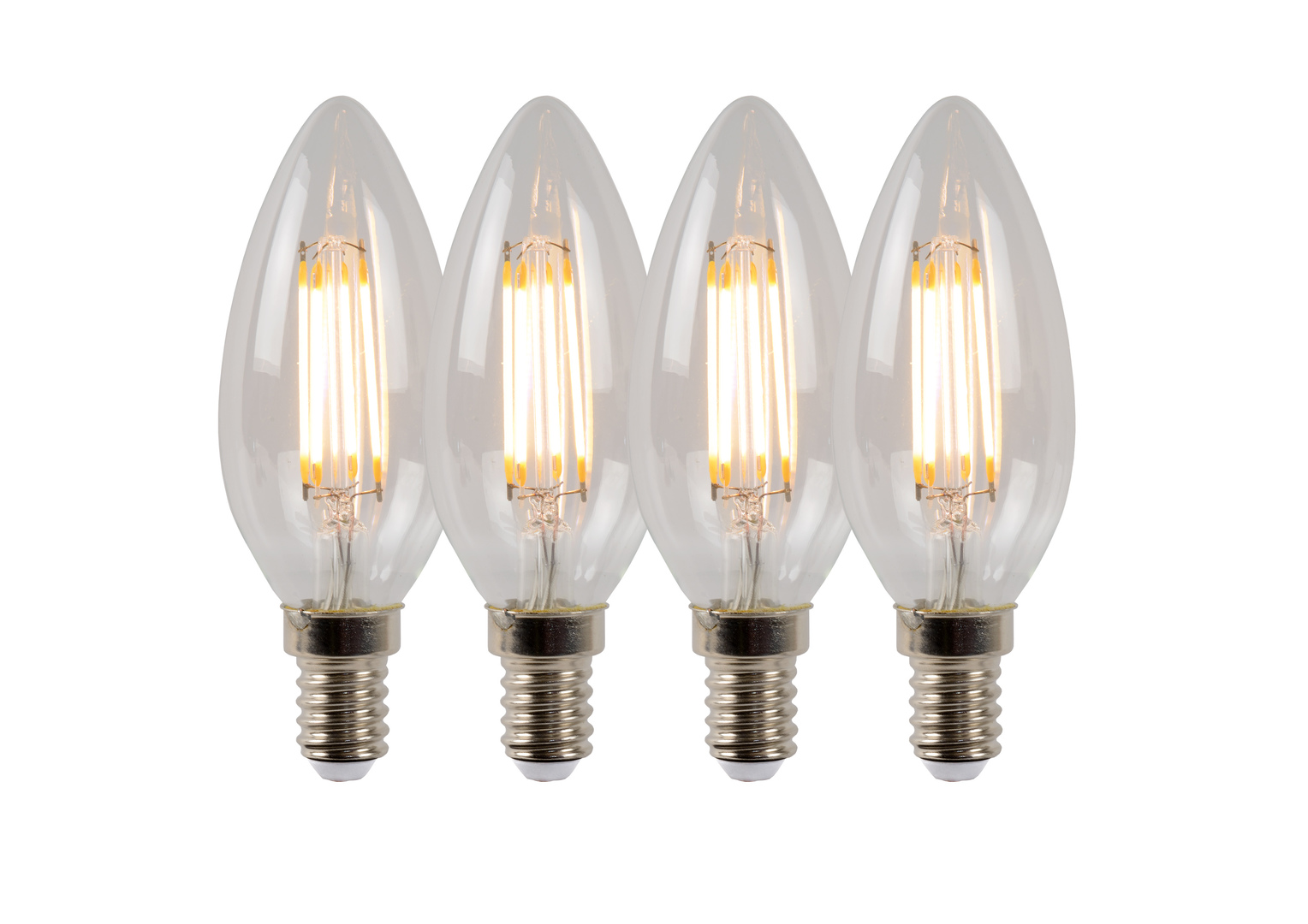 Kontrola LED žárovka Lucide E14 4W 2700K 280 lm průhledná, stmívatelná 49023/14/60 LED žárovka Lucide E14 4W 2700K 280 lm průhledná, stmívatelná 49023/14/60