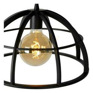 Závěsné svítidlo Lucide DIKRA černé 2×E27 moderní 110 cm small 5