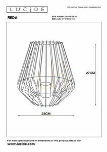Stolní lampa Lucide REDA černá kovová 78598/01/30 small 6
