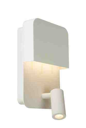 Kontrola Nástěnné svítidlo Lucide BOXER bílé LED 8W 3000K 79200/08/31