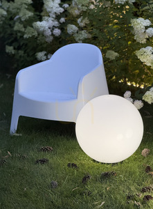 Sada 2 zahradních světel Lunares Luna Ball, 25 cm a 30 cm, bílé akrylové, LED, IP44, LBS2530 small 14