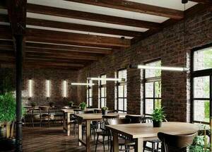 Závěsná lampa LOFT VALO černá - THORO small 3