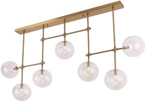 Závěsné svítidlo Max Light Lollipop P0295 mosazné 7xG9 140 cm small 0