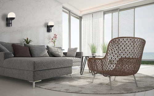 Kontrola Nástěnné světlo Max Light Dallas černé sklo kov E14 1x40W W0255