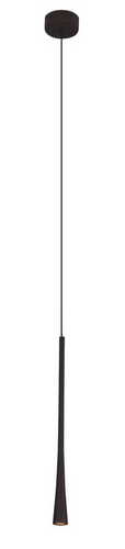 Kontrola Přívěsné světlo Max Light Coffee P0372 černé LED 7W 3000K 1x3 cm