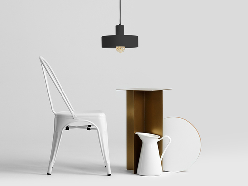 Kontrola Závěsná lampa FAY 1 M - černá