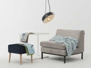 Závěsná lampa POPO FLAT L 1 - černá small 2