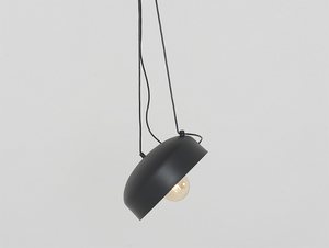 Závěsná lampa POPO FLAT L 1 - černá small 0