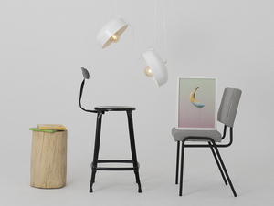 Závěsná lampa POPO FLAT L 2 - bílá small 2
