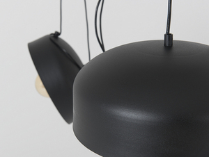 Závěsná lampa POPO FLAT L 2 - černá small 4