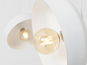 Závěsná lampa POPO FLAT L 6 - bílá small 4