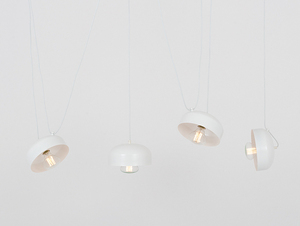 Závěsná lampa POPO FLAT 4 - bílá small 3