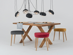 Závěsná lampa POPO FLAT 6 - černá small 2