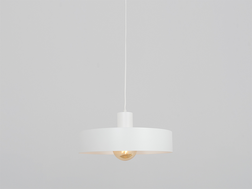 Kontrola Závěsná lampa FAY 1 L - bílá Závěsná lampa FAY 1 L - bílá