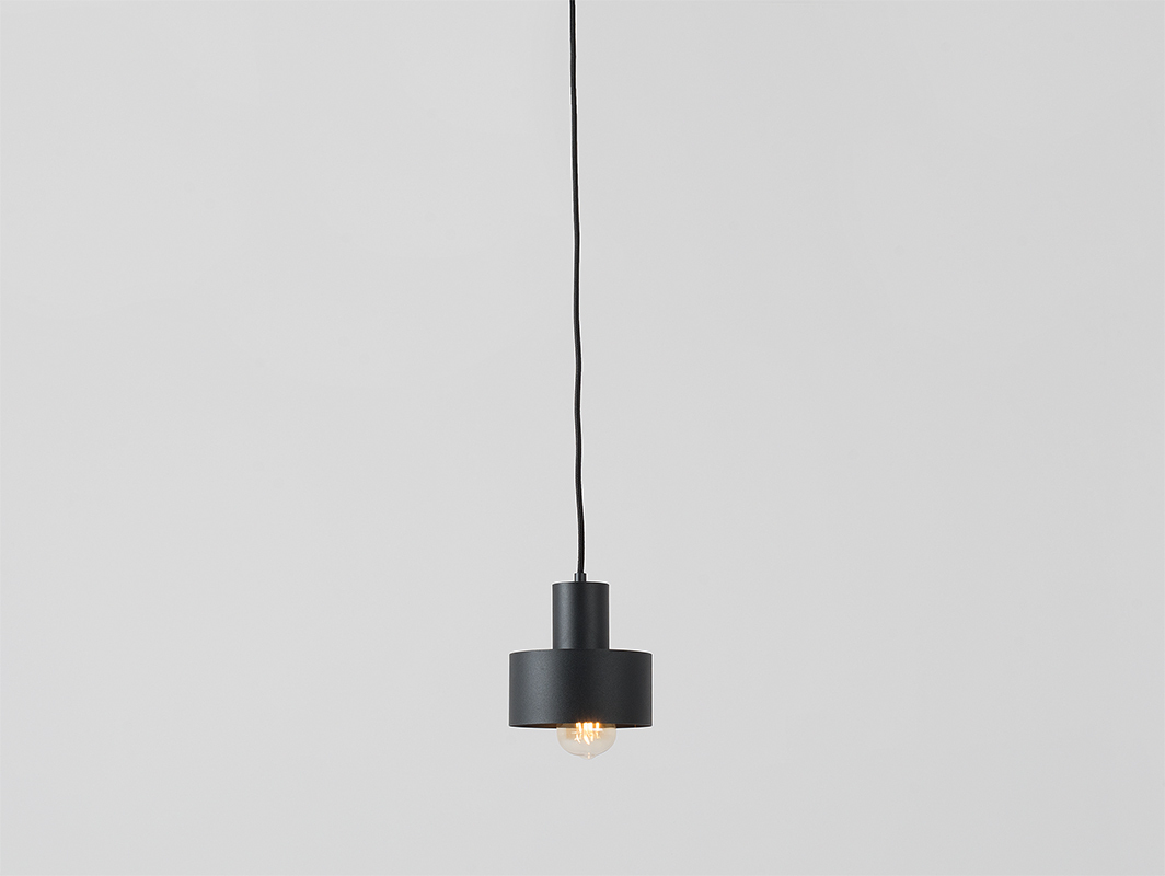 Závěsná lampa FAY 1 S - černá
