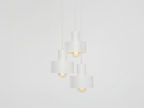 Kontrola Závěsná lampa FAY 3 KOŁO - bílá