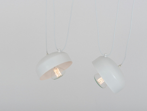 Závěsná lampa POPO FLAT 2 - bílá small 3