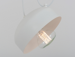 Závěsná lampa POPO FLAT 2 - bílá small 4