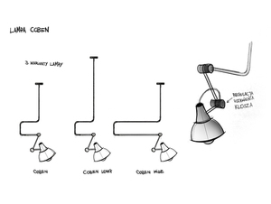 Závěsná lampa COBEN LONG - černá small 5