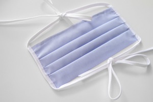 Sky - Hygienická maska, opakovaně použitelná, 5 bavlna, modrá small 1