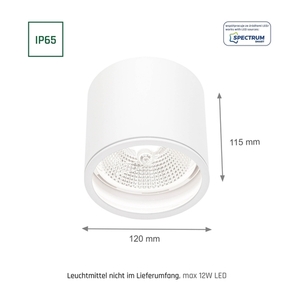 Chloe Ar111 Gu10 Ip65 kulaté bílé pevné small 8