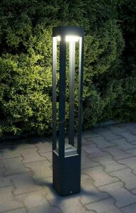 Venkovní stojací světlo SU-MA Fan Kwadrat FKW-800 tmavě šedé 80 cm small 4