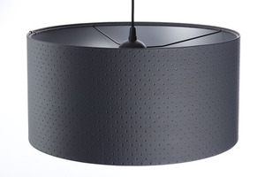 Přívěsek lampa E27 60W válec grafit stříbrný small 3