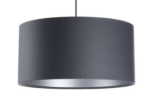 Přívěsek lampa E27 60W válec grafit stříbrný small 6