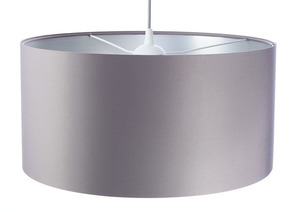 Šedá závěsná lampa Kožená 60W E27 saténová, stříbrná 3 Šedá závěsná lampa Kožená 60W E27 saténová, stříbrná small 3