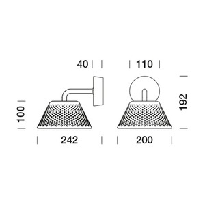 Venkovní nástěnná lampa Platek MESH - LED 4000K 5 Venkovní nástěnná lampa Platek MESH - LED 4000K small 5